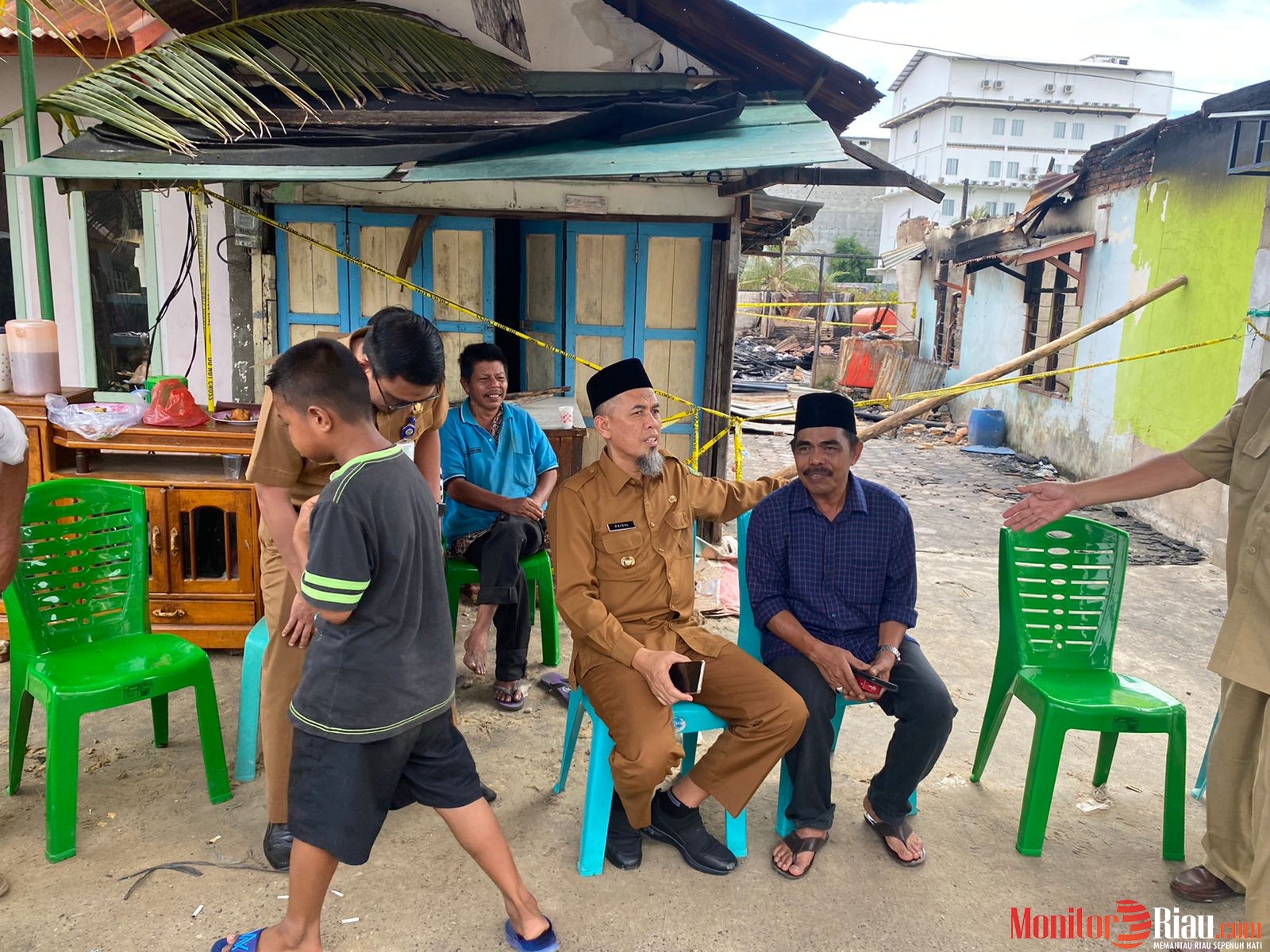 Wako Bantu Korban Kebakaran di Jalan Imam Bonjol