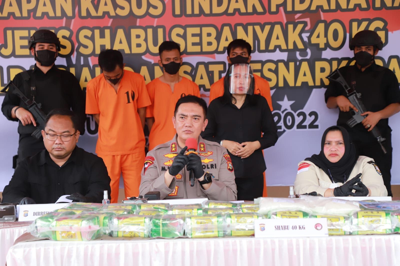 Peredaran 40 Kg Sabu Digagalkan Polisi di Perairan