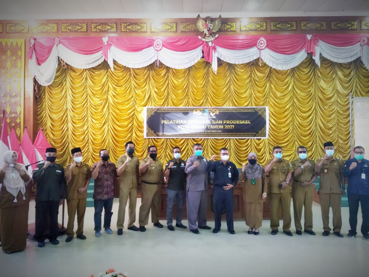 Asisten I Setdako Dumai Buka Pelatihan EPDESKEL dan PRODESKEL Kota Dumai 2021
