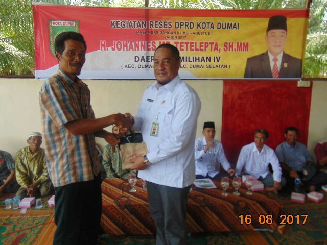 Masyarakat Bagan Keladi Sambut Kedatangan Johannes Tetelepta