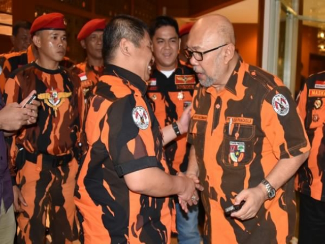Hadiri Pelantikan Pemuda Pancasila Riau, Ini Harapan Bupati Amril