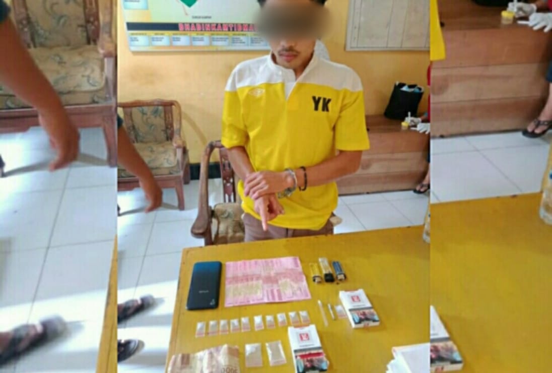 Polsek Bunut Pelalawan Ungkap Peredaran Narkotika Jenis Sabu