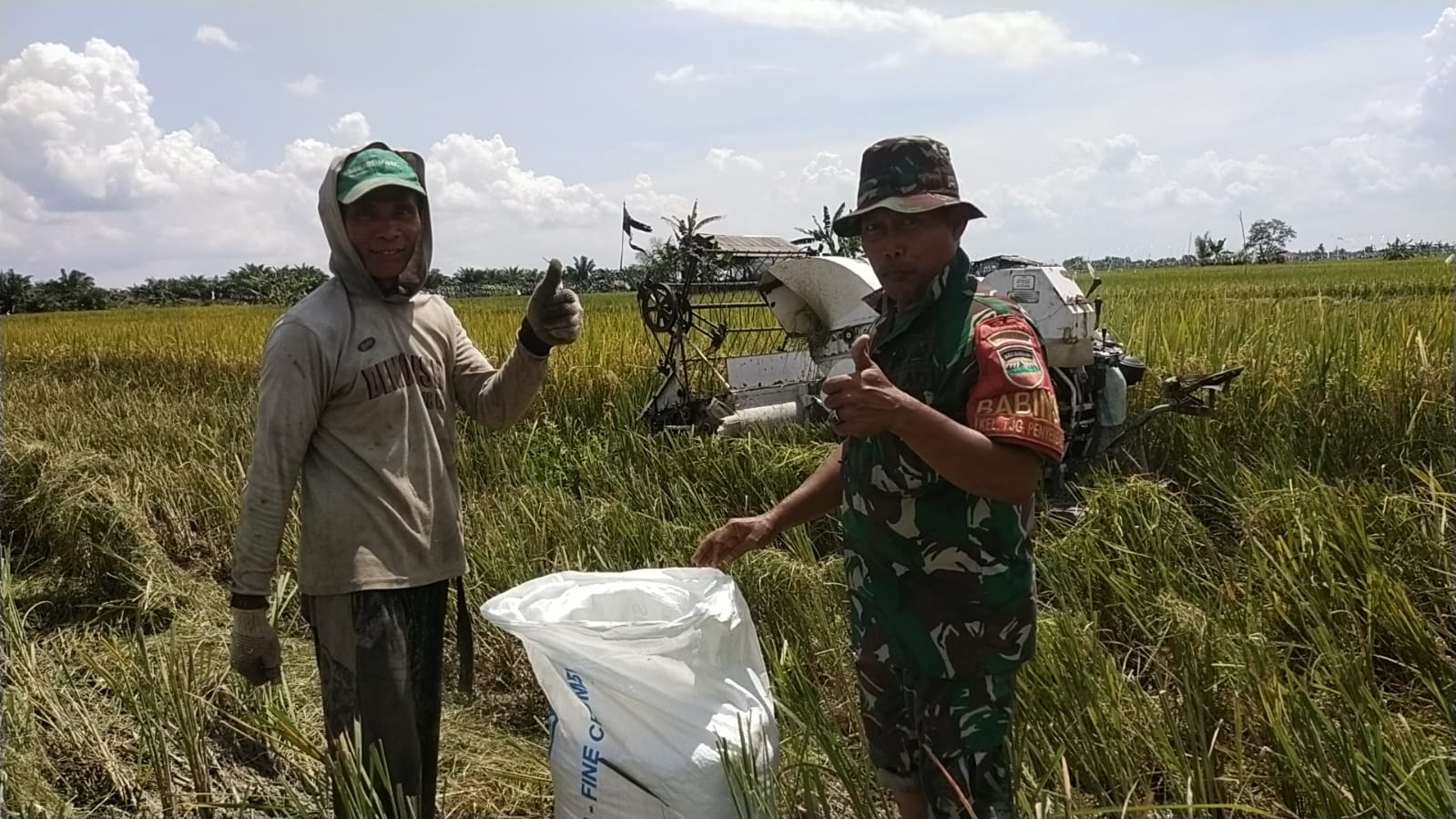 Serka Khorianto Hadiri Panen Perdana