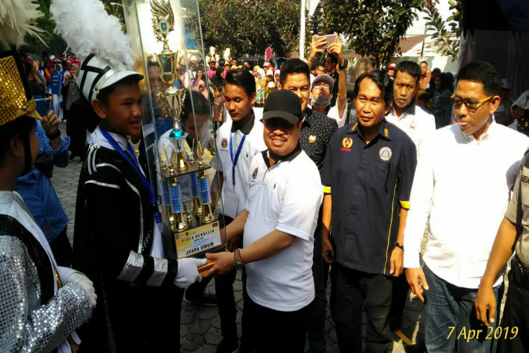Bupati Cup Duri Marcing Band Competition 2019, Resmi Ditutup Bupati Bengkalis