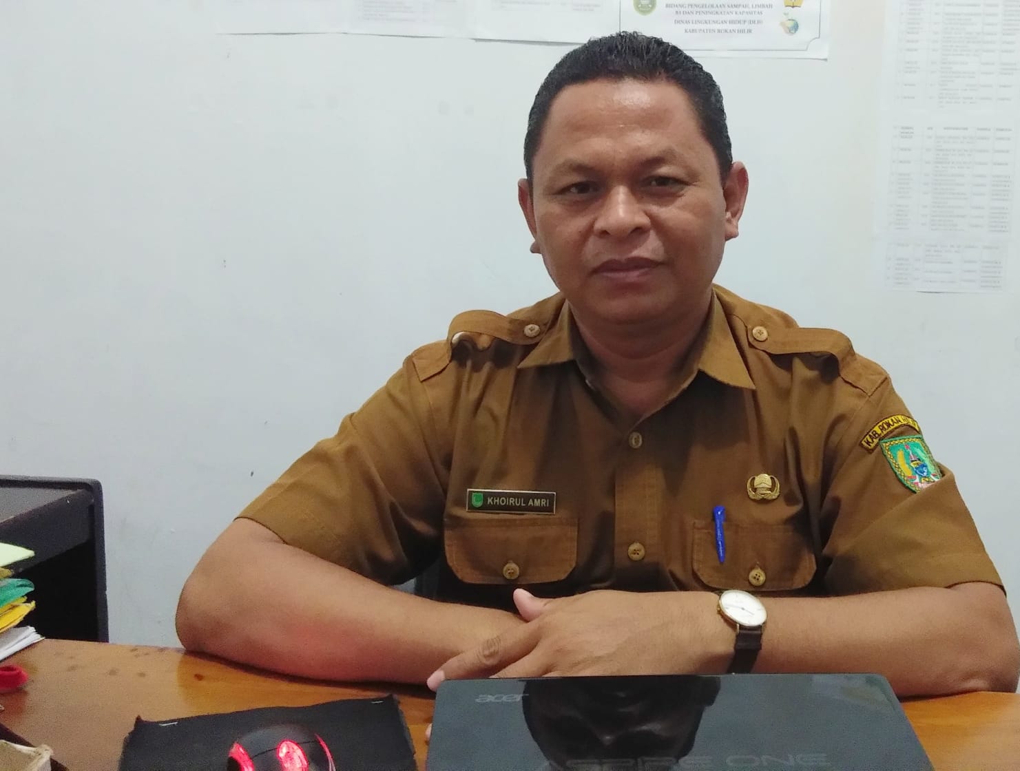 DLH Rohil Melakukan Pembinaan dan Penilaian Sekolah Adiwiyata