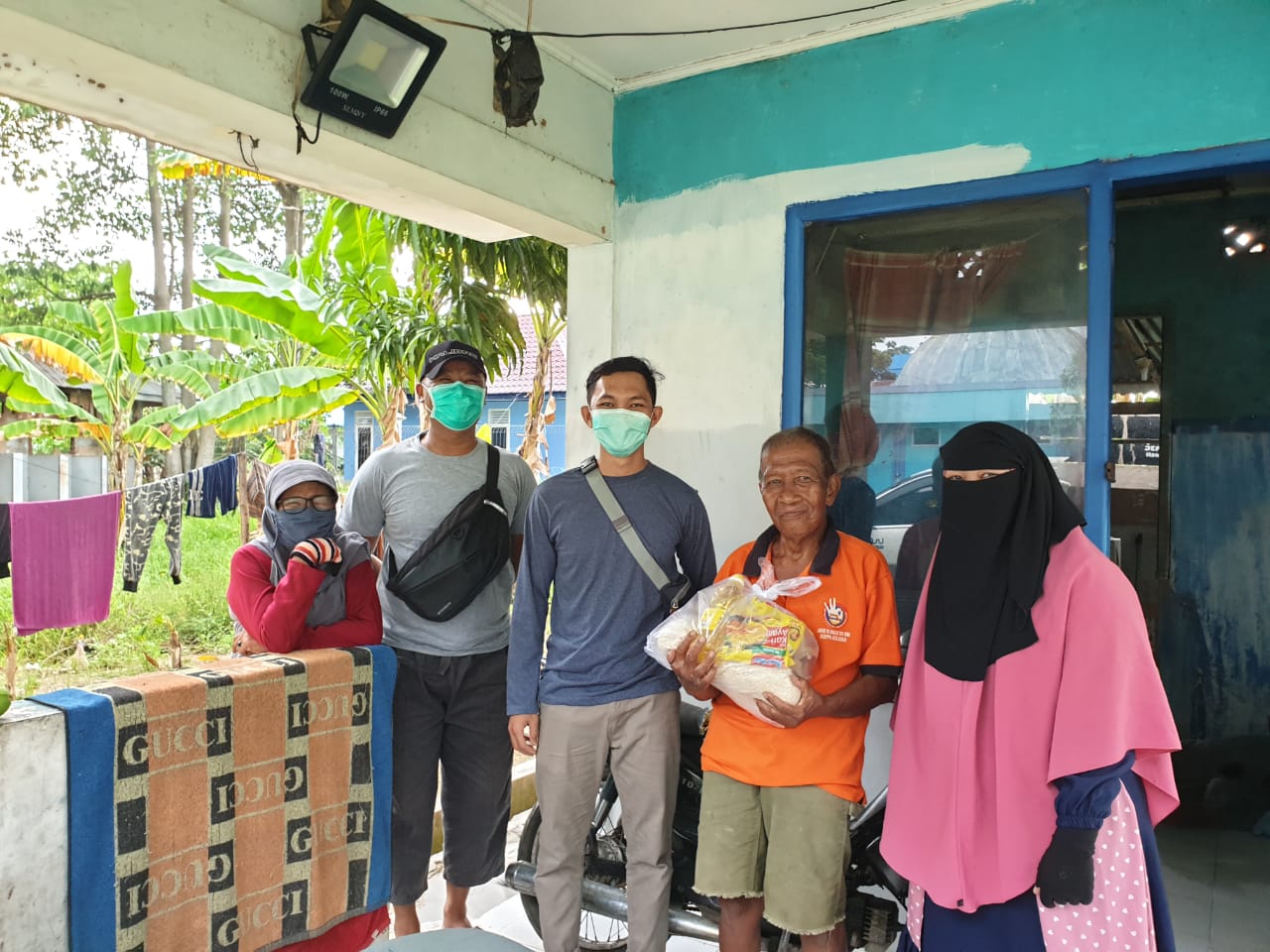 Komunitas Sosial Sahabat Berbagi Dumai kembali Bagikan Paket Sembako
