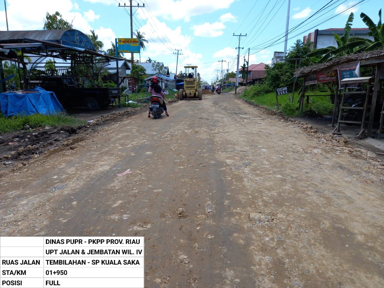 Penimbunan Ruas Jalan Sungai Beringin Tembilahan Dimulai