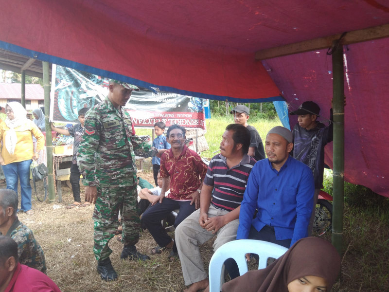 Pelaksanaan Komsos Oleh Kopda Ricko Berjalan Lancar