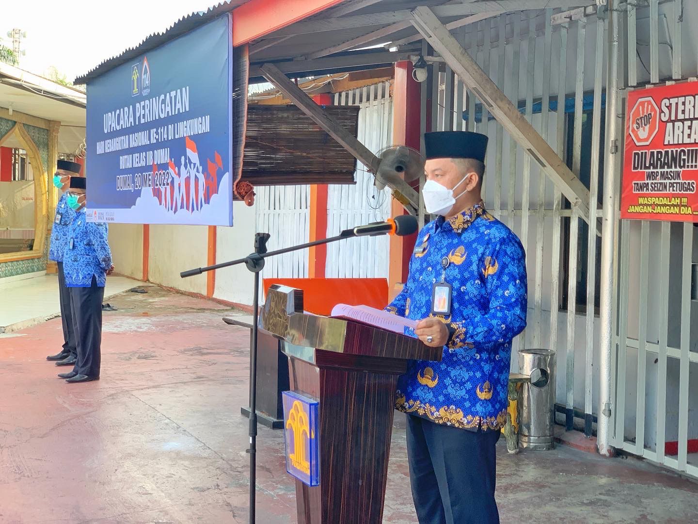 Rutan Dumai Laksanakan Upacara Sempena Hari Kebangkitan Bangsa
