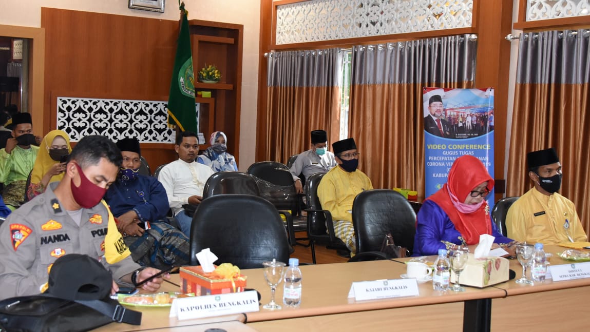 Pemkab Bengkalis Ikuti Launching Aplikasi Mata Bansos
