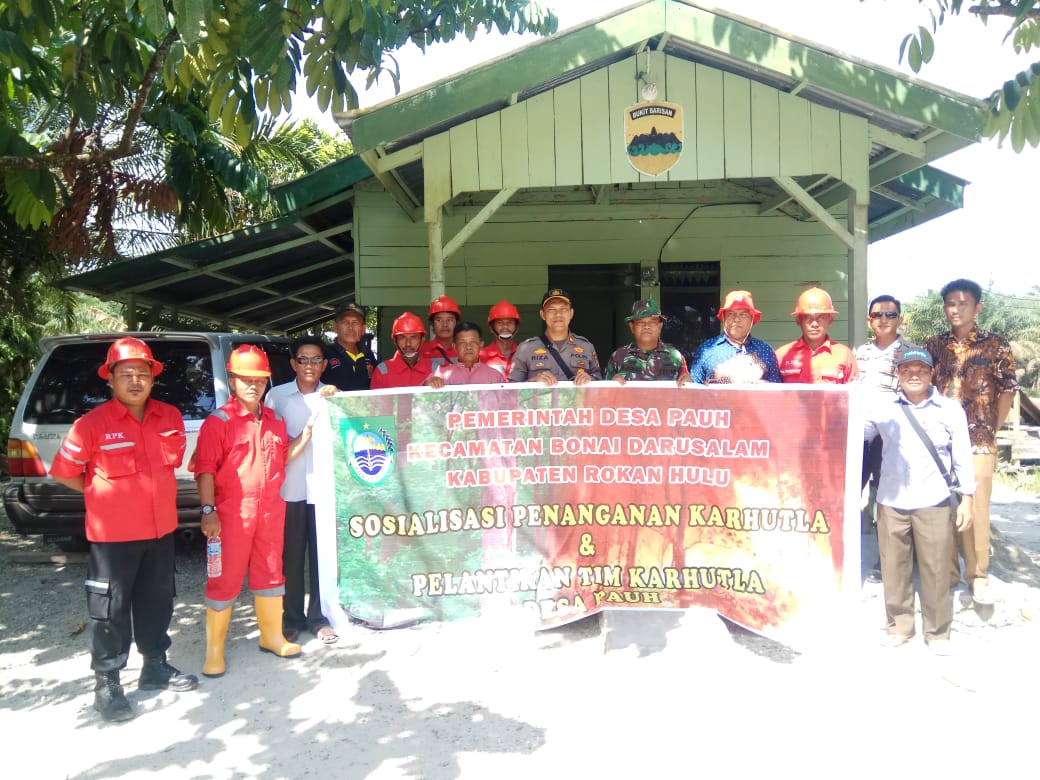 Antisipasi Karhutla, Polsek Bonai Darussalam Gencar Sosialisasi