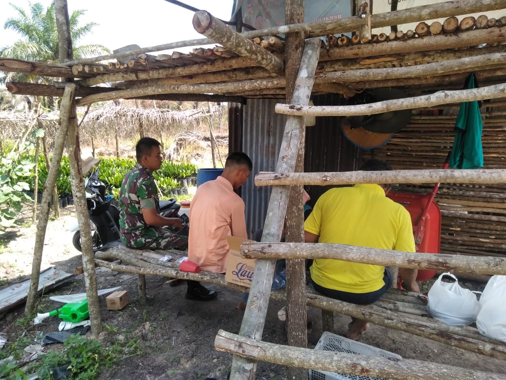 Kopda M Togatorop Melaksanakan Giat Cegah Karhutla