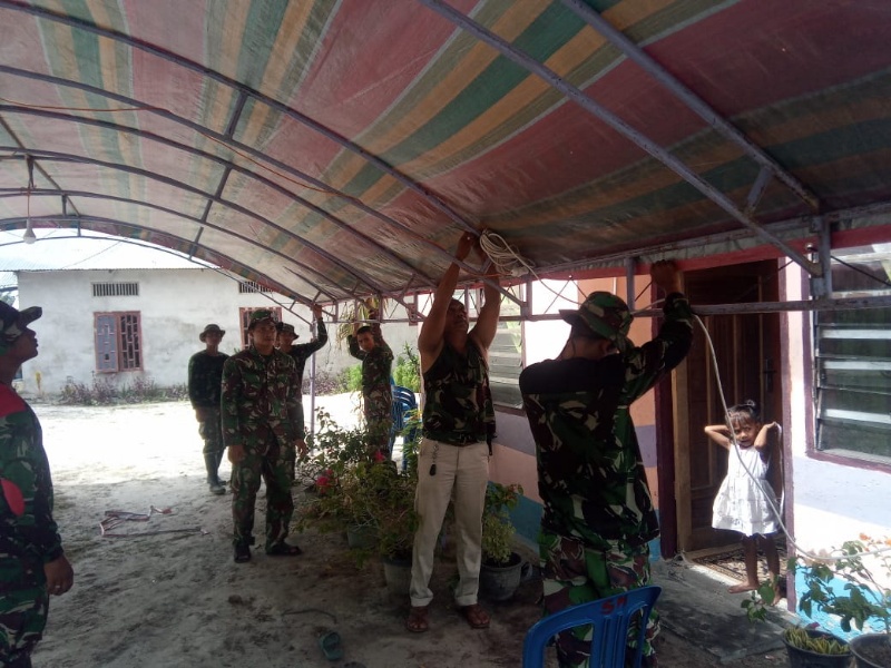 Dandim 0320/Dumai Turut Berduka Cita, Meninggalnya Warga Kampung Baru