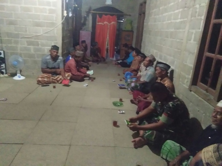 Satgas TMMD Kodim 0314/Inhil Hadiri Undangan Kenduri