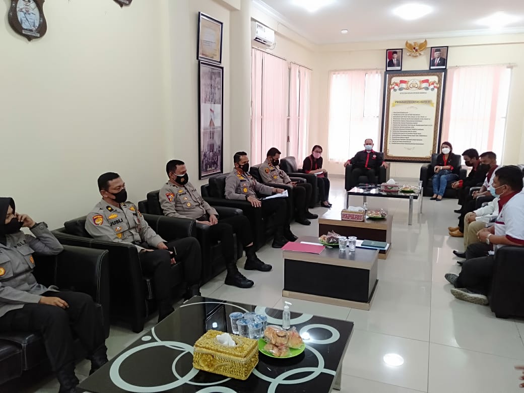 Kapolres Dumai Terima Kunjungan Pengurus GMBD