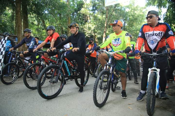 Bupati Labuhanbatu Lepas dan Ikuti Fun Bike Bersama Ratusan Goweser