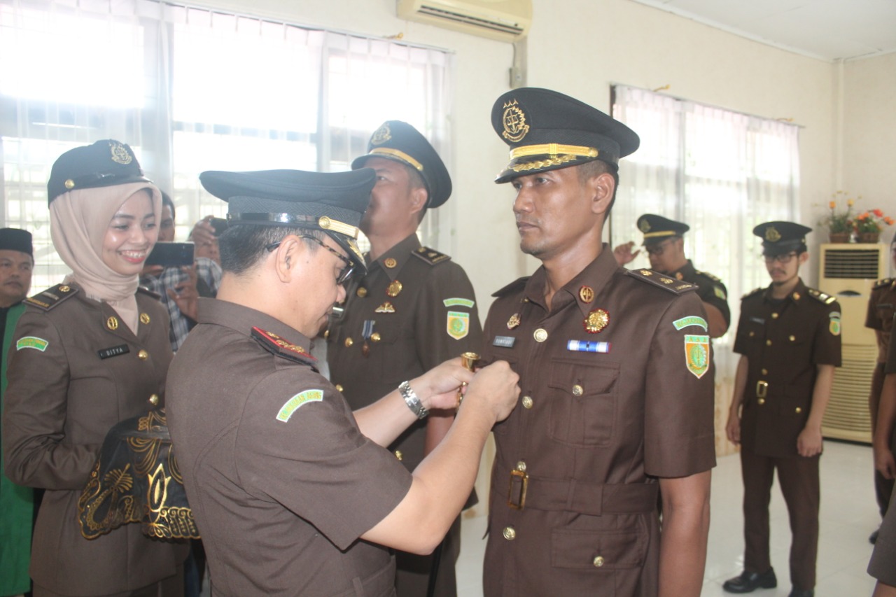 Kejari Pelalawan Gelar Sertijab Kastel dan PB2R