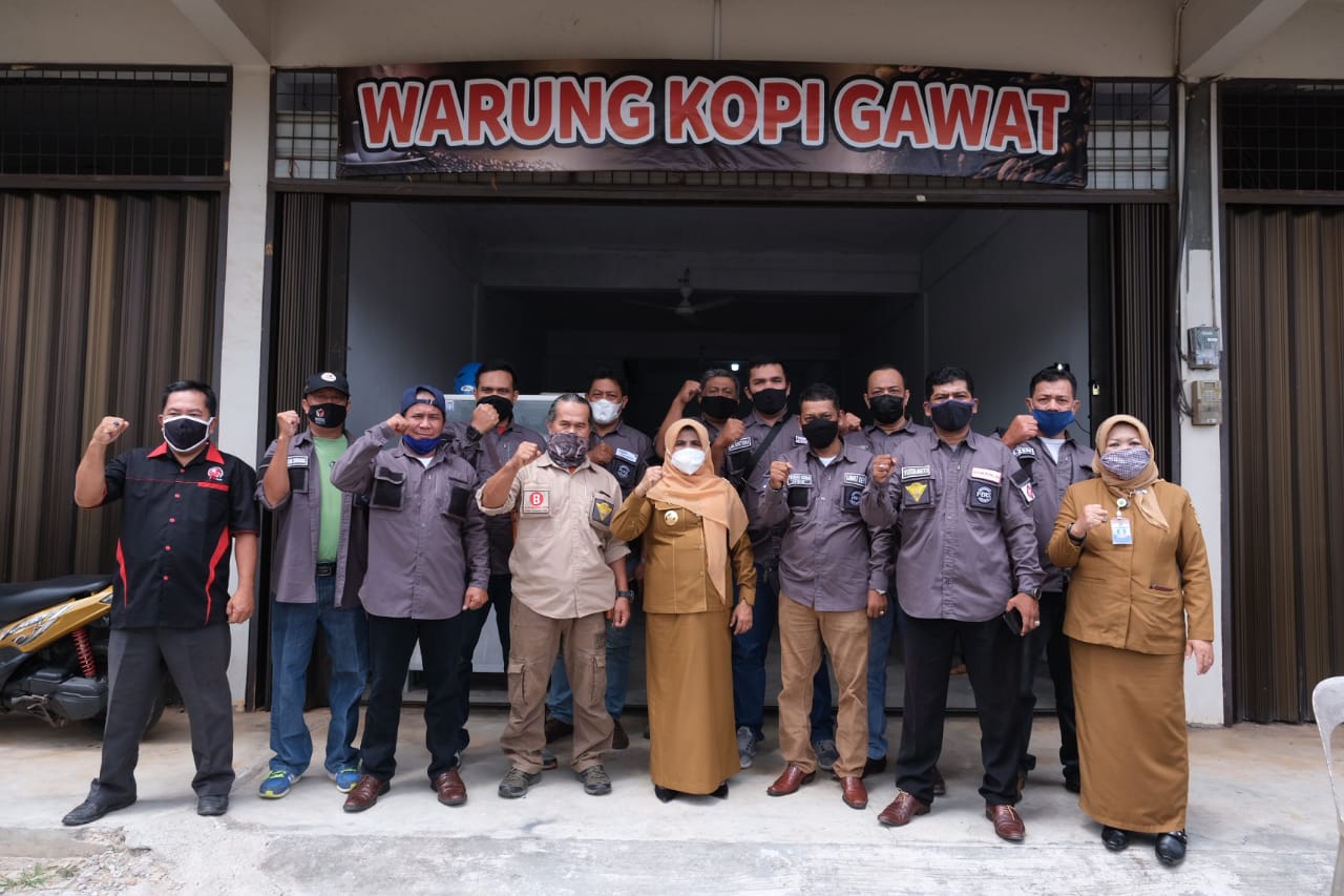 Walikota Tanjungpinang Hj Rahma berkunjungi Kantor Gaung Wartawan Bermartabat Gawat Kepri