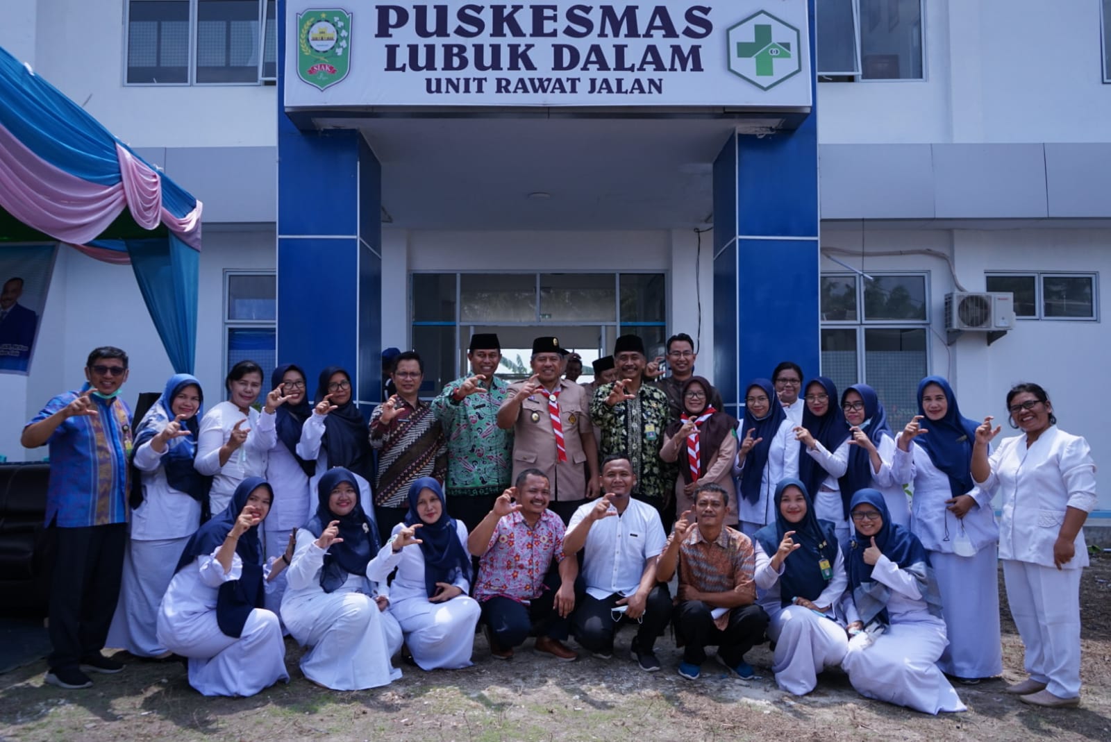 Tunaikan Janji Alfedri Resmikan Gedung Puskesmas