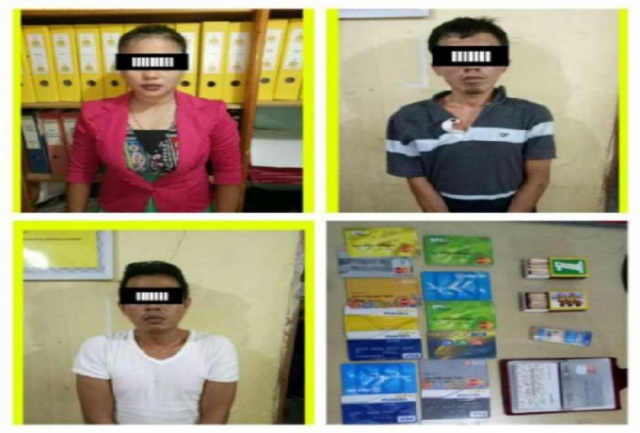Tiga Terduga Pembobol ATM di Rohul Digulung Polisi