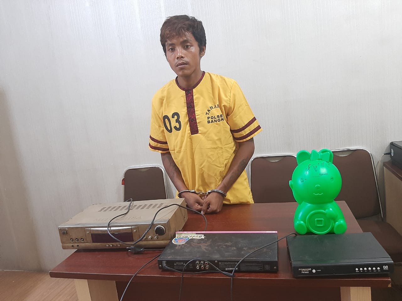 Pelaku Curat di Bangko Tak Melawan Saat Dicokok