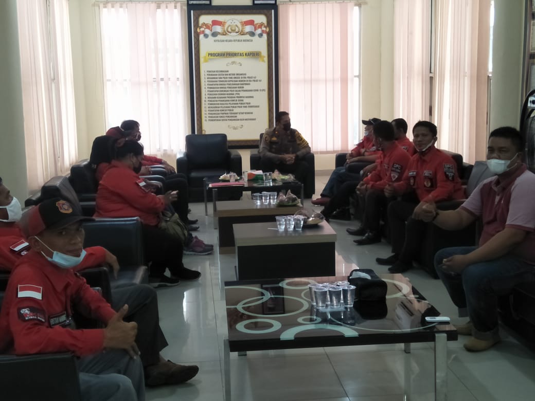 DPC PBB Dumai Audiensi ke Mapolres Dumai