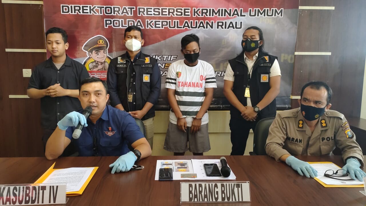 Polda Kepri Berhasil Amankan Tersangka Tindak Pidana Pornografi dan ITE