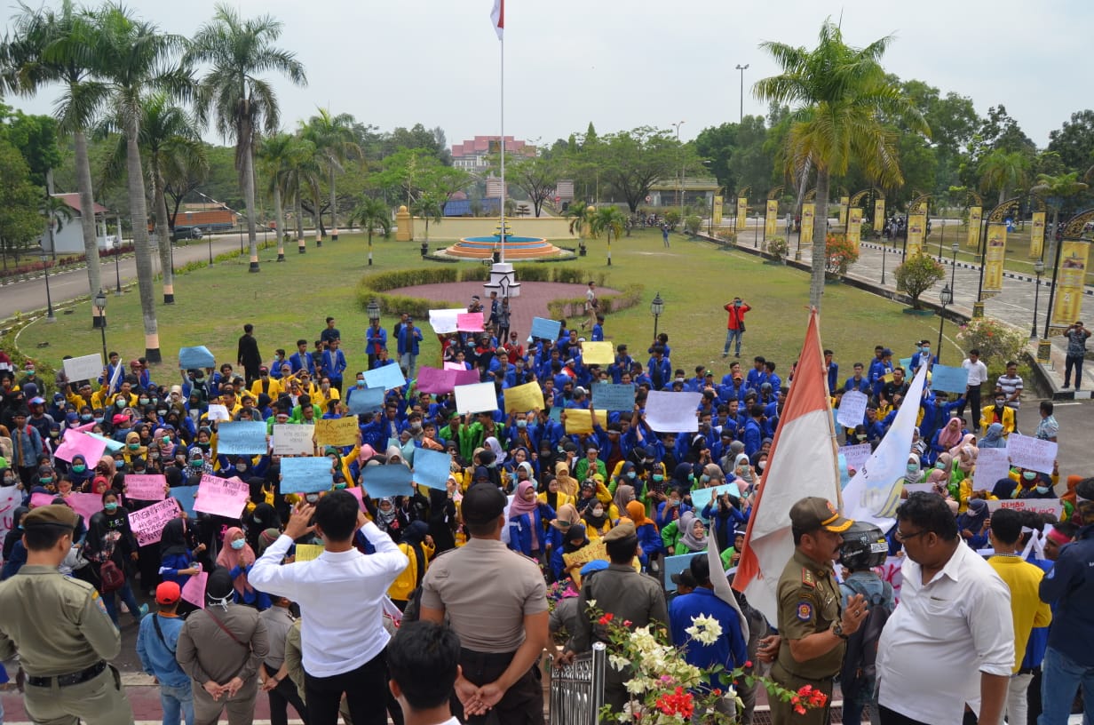 Aliansi Mahasiswa Kota Dumai Tegaskan Cabut UU KPK dan Tolak RUU KUHP