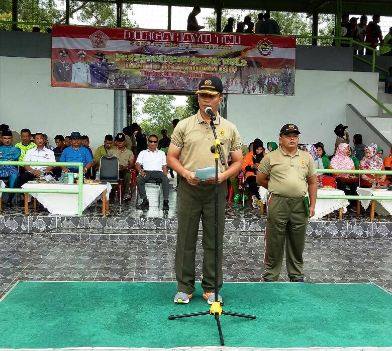 SMK Taper Tantang SMAN 1 Dumai di Final Dandim Cup III