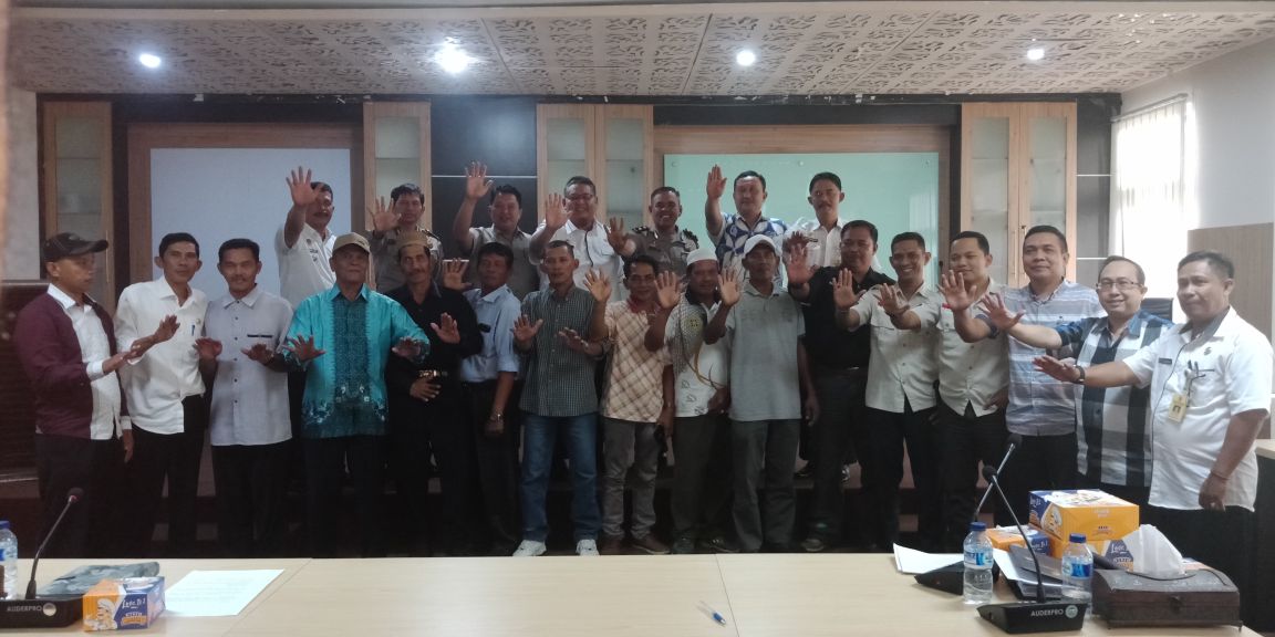 Pemkab Inhil Mediasi PT BPLP dengan Kelompok Masyarakat Desa Seberang Sanglar