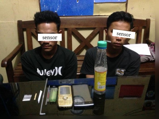 Pelajar dan Penganggur di Meranti Ini Ditangkap Polisi Saat Hendak Nyabu di Kamar Wisma