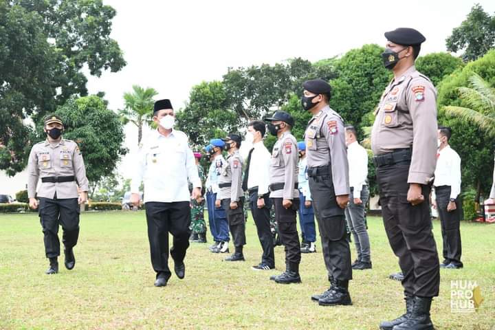 Gubernur Kepri Bertindak Sebagai Inspektur Upacara Operasi Lilin 2021