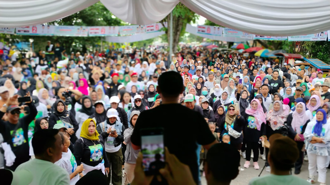 Ribuan Masyarakat Inhil Padati Arena Kampanye Abdul Wahid