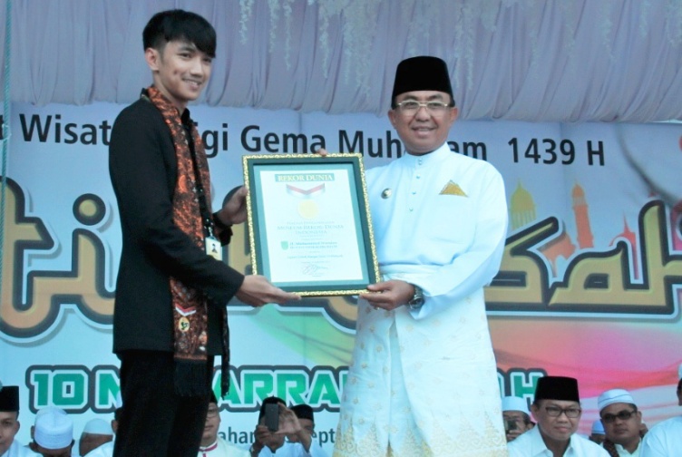 Pemkab Inhil Toreh Rekor MURI Sajian Tabak Bunga Telur Terbanyak