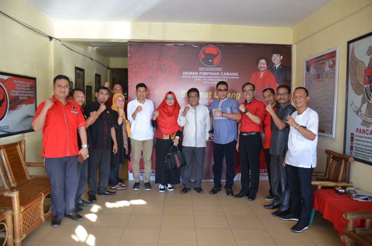 Lakukan Survey,  DPC PDI-P Dumai dan Bacalon Wako dan Wawako Sepakat 'Gotong Royong'