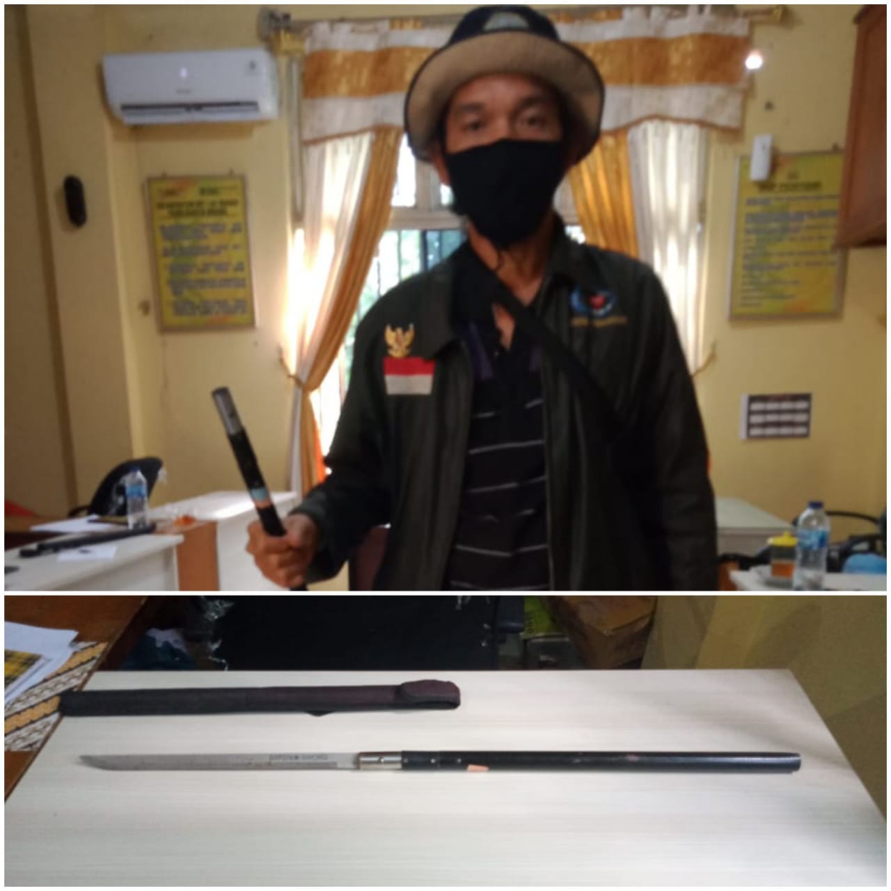Bawa Sajam Saat Eksekusi Lahan, Seorang Warga Di Kuansing Dicokok Polisi