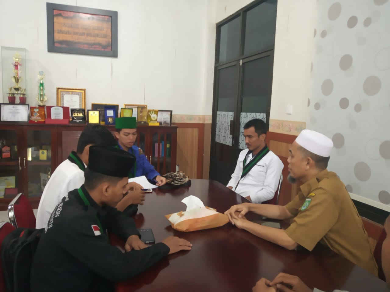 HMI Cabang Dumai Sambangi Kantor Dinas Kesehatan