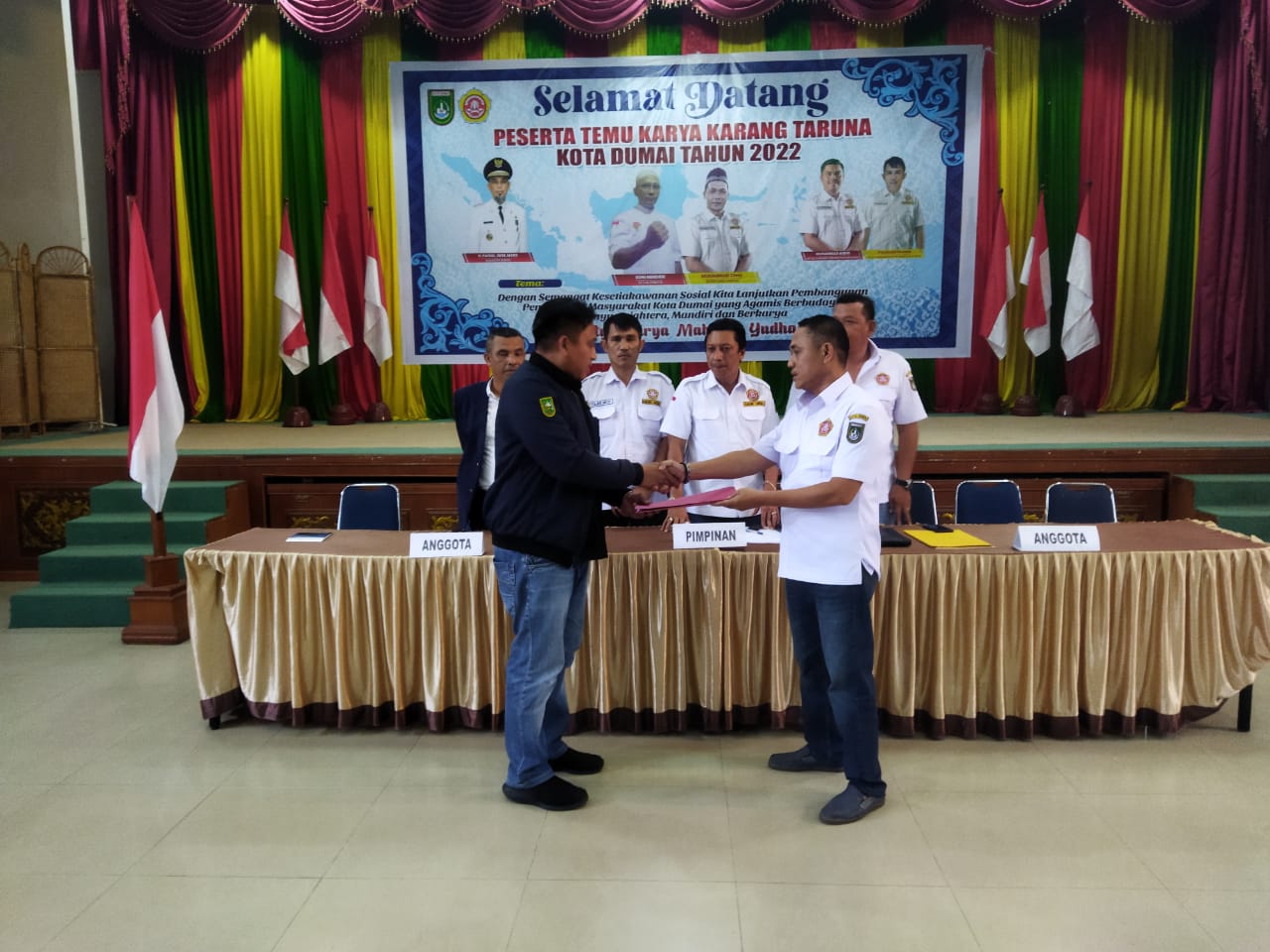 Darmen, S.Sos Pimpin Karang Taruna Kota Dumai Periode 2022-2027