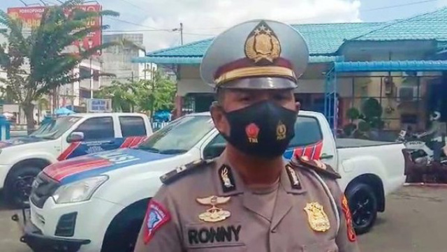 Polisi Buru Sopir Bus yang Tabrak 5 Warga di Kisaran