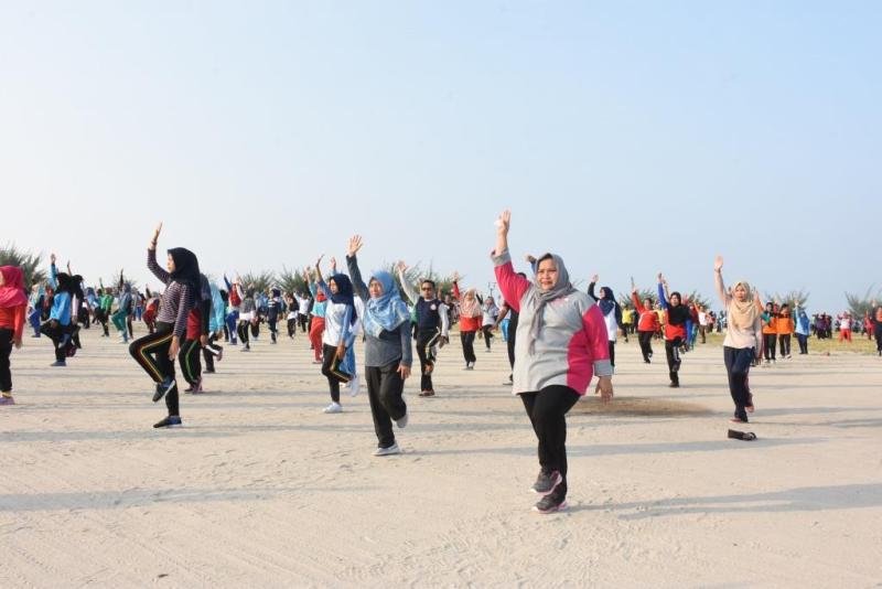 Hari Pertama  di Tahun 2020, Besok Pegawai Pemkab Bengkalis Akan Senam Bersama