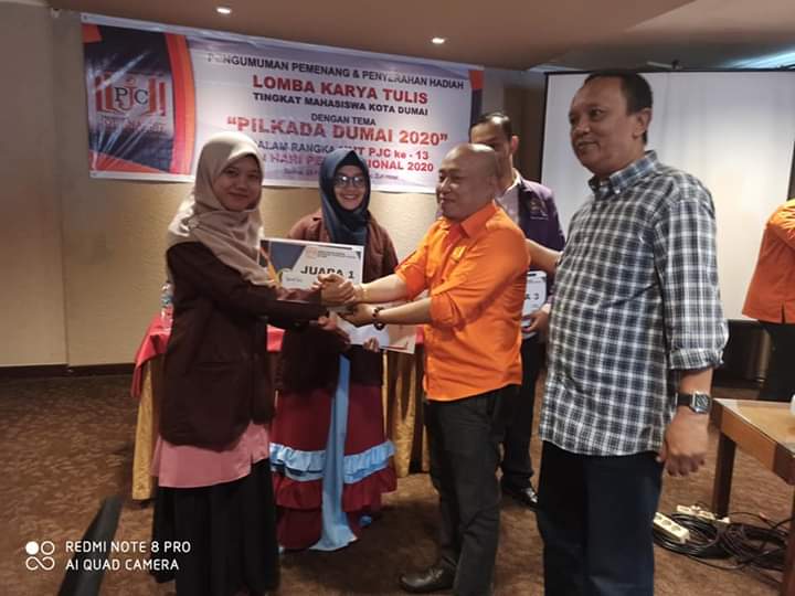 Anisa Putri, Mahasiswi IAI-TF Juarai Lomba Karya Tulis PJC Dumai