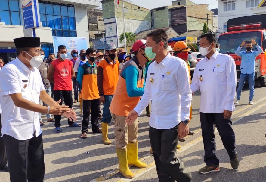 Intensitas Hujan Tinggi, Pemkab Rohil Gelar Apel Siaga Banjir