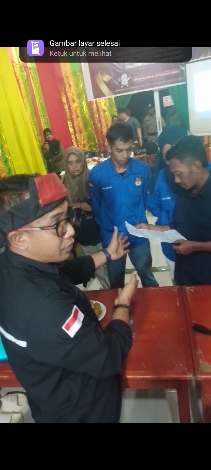 Menunggu sikap tegas  Bawaslu lingga dugaan kecurangan  di TPS 2 dan TPS 5 Desa marok tua kecamatan Singkep barat