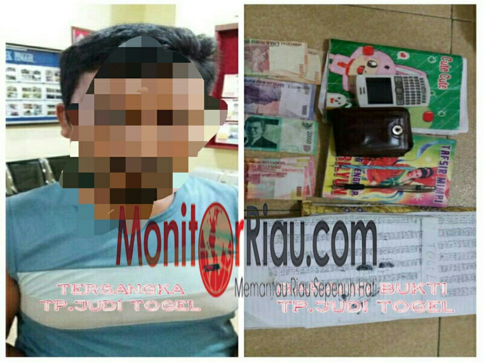 Polsek Pinggir berhasil mengamankan Satu orang penjual kupon togel
