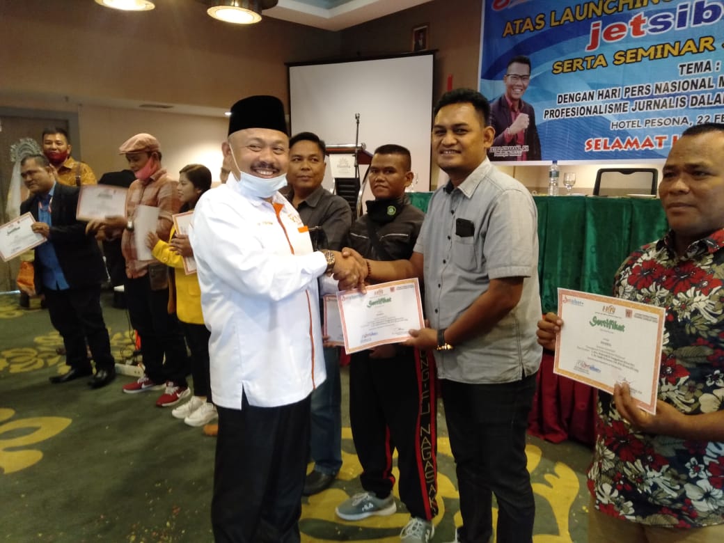 PJC dan Jetsiber.com Gelar Pelatihan Jurnalistik di Hotel Pesona Pekanbaru
