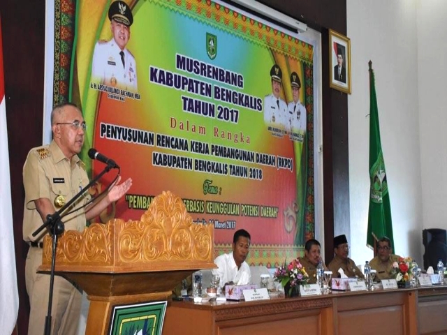 Gubri Buka Musrenbang Bengkalis 2017
