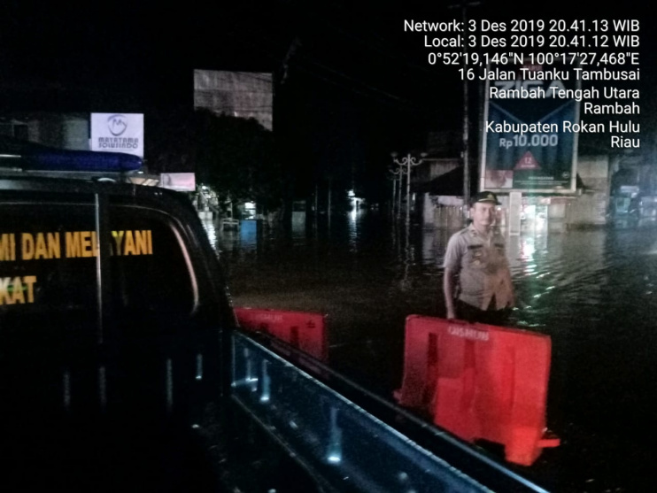Rohul Kembali Dilanda Banjir, Warga Diminta Waspada