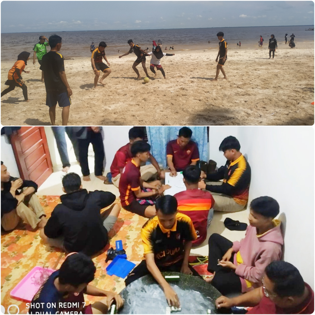 ''SEWINDU BERSAMA'' RCI Dumai Sukses Gelar Lomba Domino dan Bola Pantai