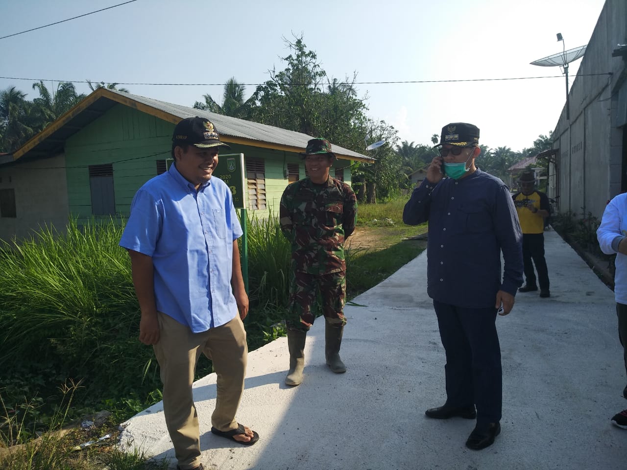 TMMD ke 107, Walikota Dumai Tinjau Beberapa Sasaran di Kegiatan Ini