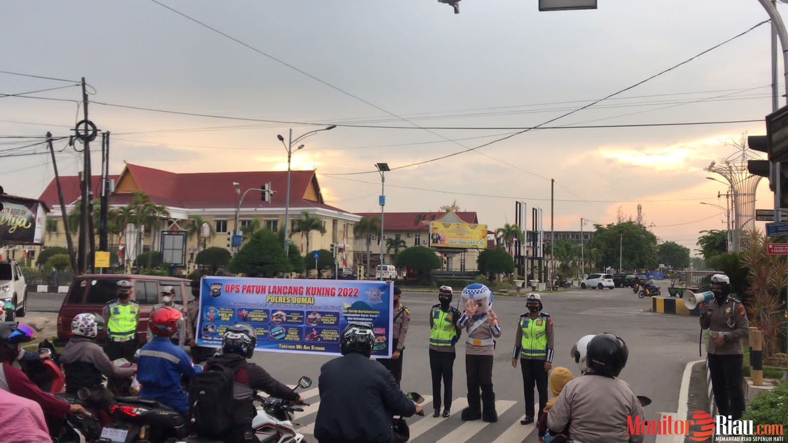 Satlantas Polres Dumai Sosialisasikan Operasi Patuh Lancang Kuning 2022